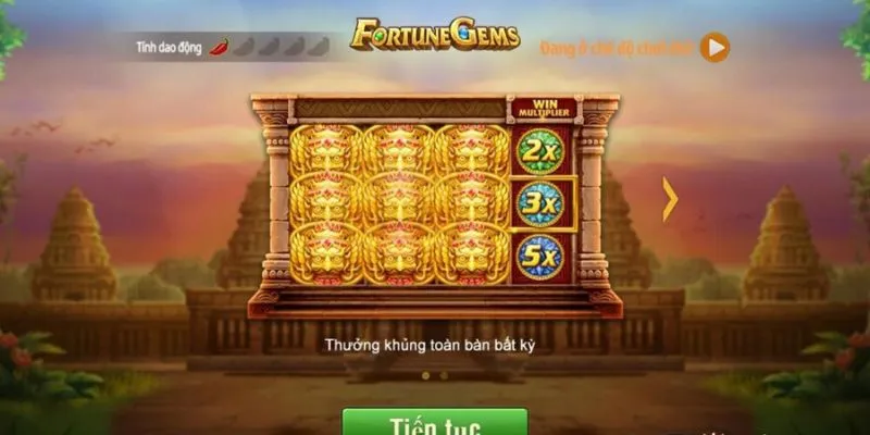 Giao diện game bảo thạch Kala